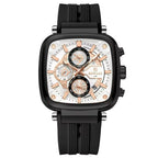 Timeless Men’s Square Chronograph Watch