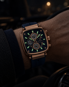 Timeless Men’s Square Chronograph Watch