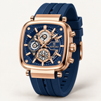 Timeless Men’s Square Chronograph Watch