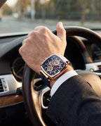 Timeless Men’s Square Chronograph Watch