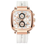 Timeless Men’s Square Chronograph Watch